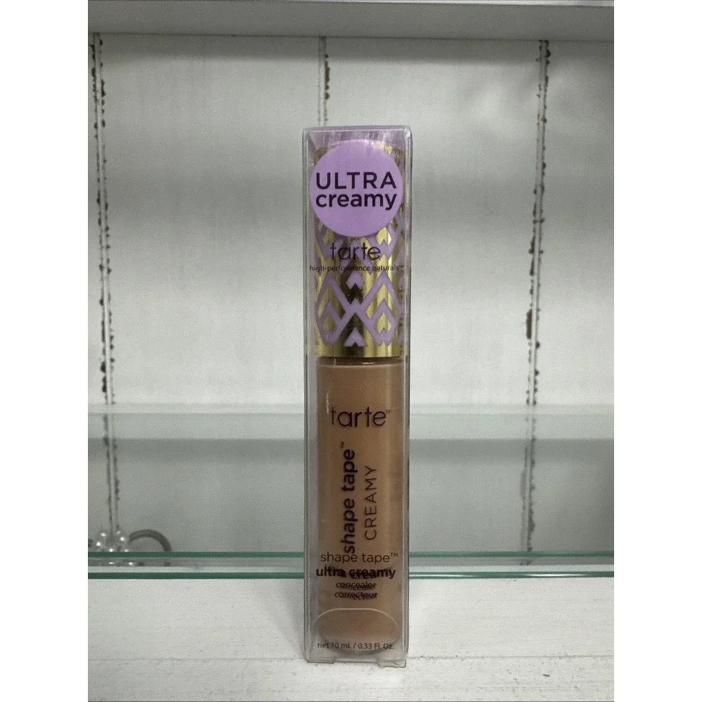 TARTE SHAPE TAPE CONCEALER ULTRA CREAMY 38N Medium Tan Neutral FULL SIZE